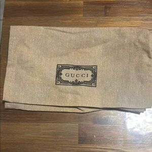Gucci Tan Dust Bag